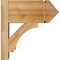Ekena Millwork Imperial Arts & Crafts Rough Sawn Outlooker, Western Red Cedar, 8"W x 16"D x 16"H OUT08X16X16IMP03RWR - alternate 4
